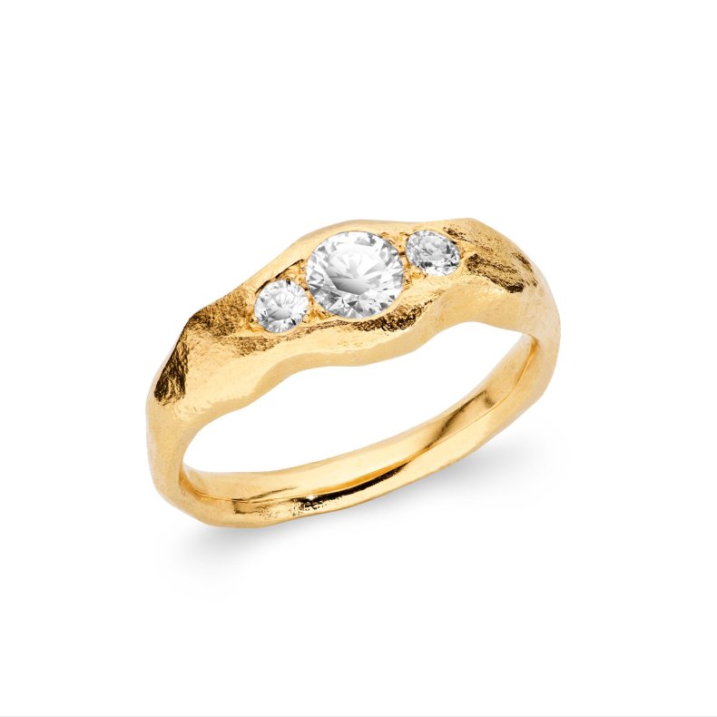 14kt. Rguld ringe big
