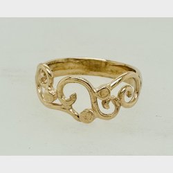 14kt. "Barok ringen" medium
