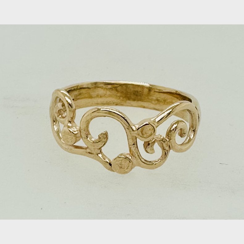 14kt. "Barok ringen" medium