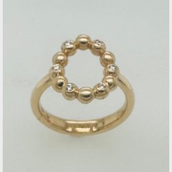 "Copenhagen Berry"Ringen oval ringen mellem - Colding design