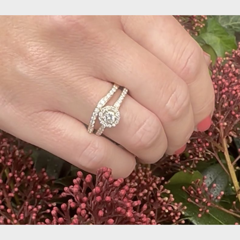 14kt. "Kombi ringen" sidering 