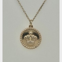 Konge vedhng - en Dronning vrdig 15 mm