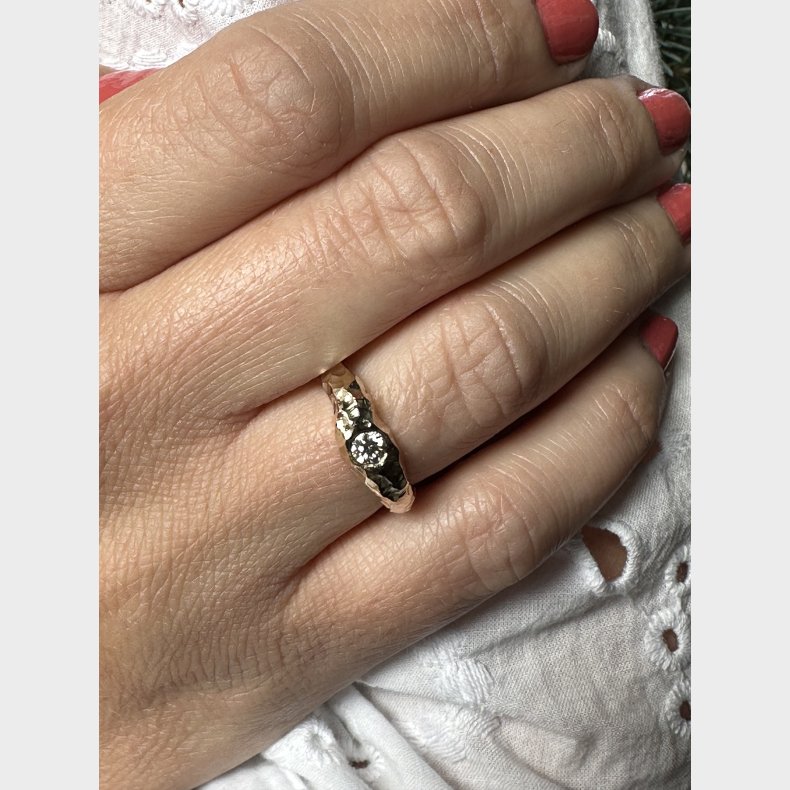 "R guld ringen enkelt"