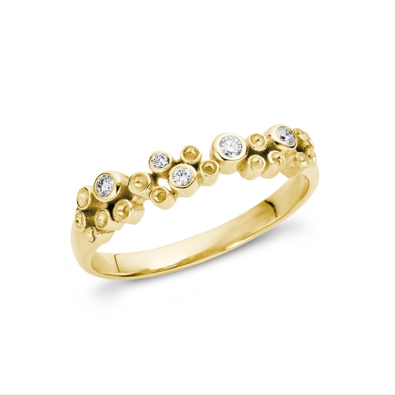 Champange ringen small uden sten