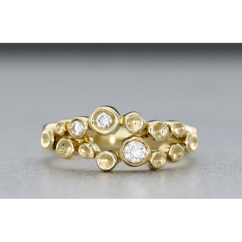 14kt."RETS RING" Colding design