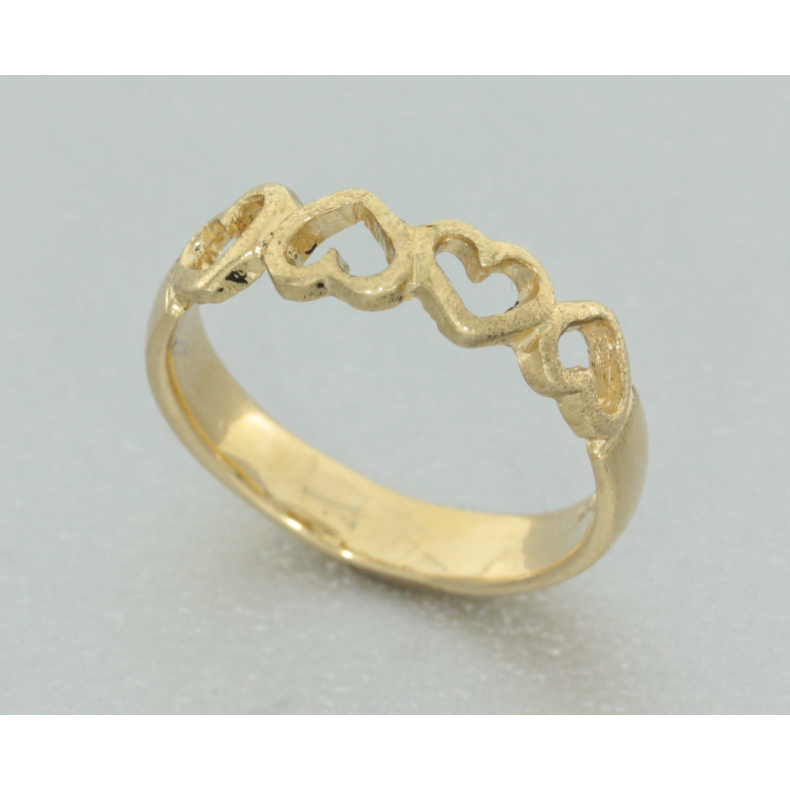 14kt " Four Hearts ringen " Colding design