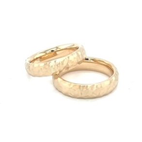 Unikke R gulds ringe