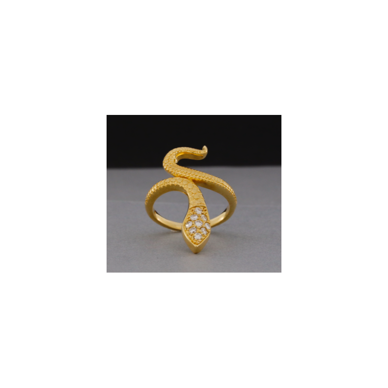 14kt."Snake ringen" Colding design